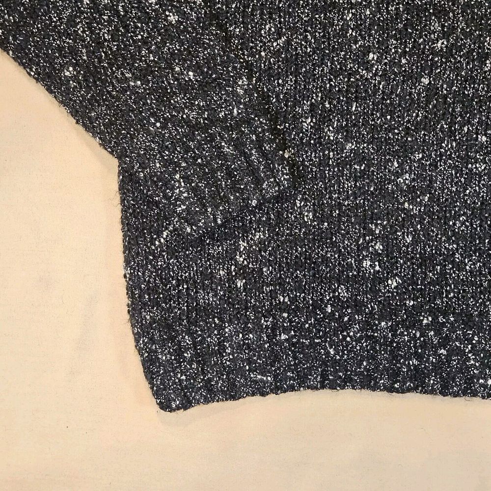 Vintage Mens Expressions Sweater Lg 90's Black White Schitt's Creek David Large - Picture 9 of 10